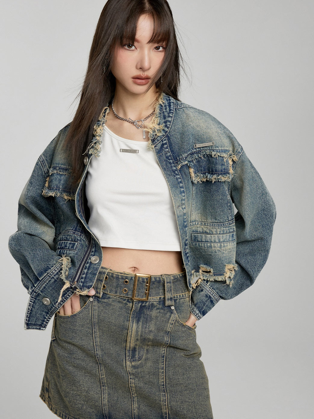 Loose Short Denim Jacket