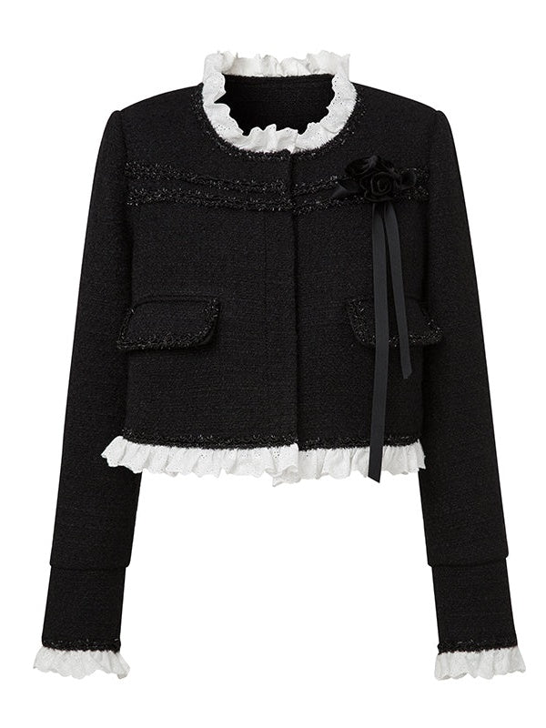 Wool Small Fragrant Jacket &amp; Skirt