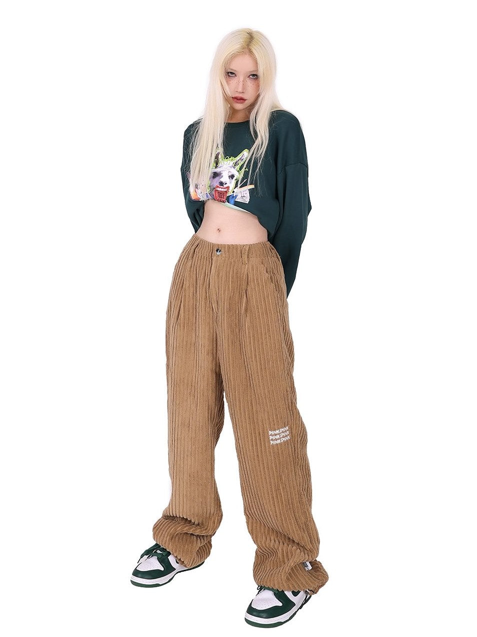 Corduroy Straight Casual Pants