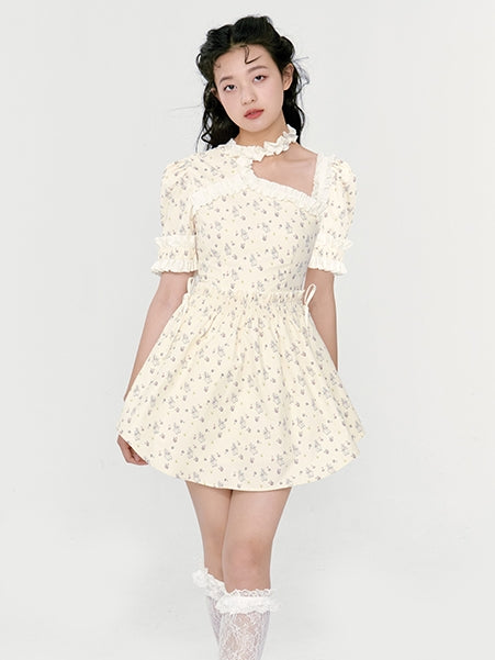 Robe de fille imprimée de lapin