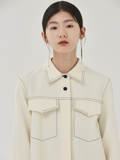 Stitched Contrast Shirt