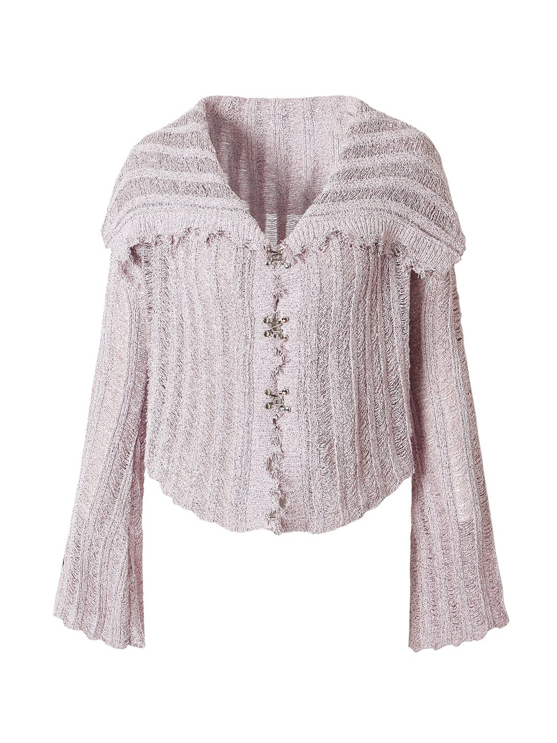 Grand cardigan de crème solaire revers