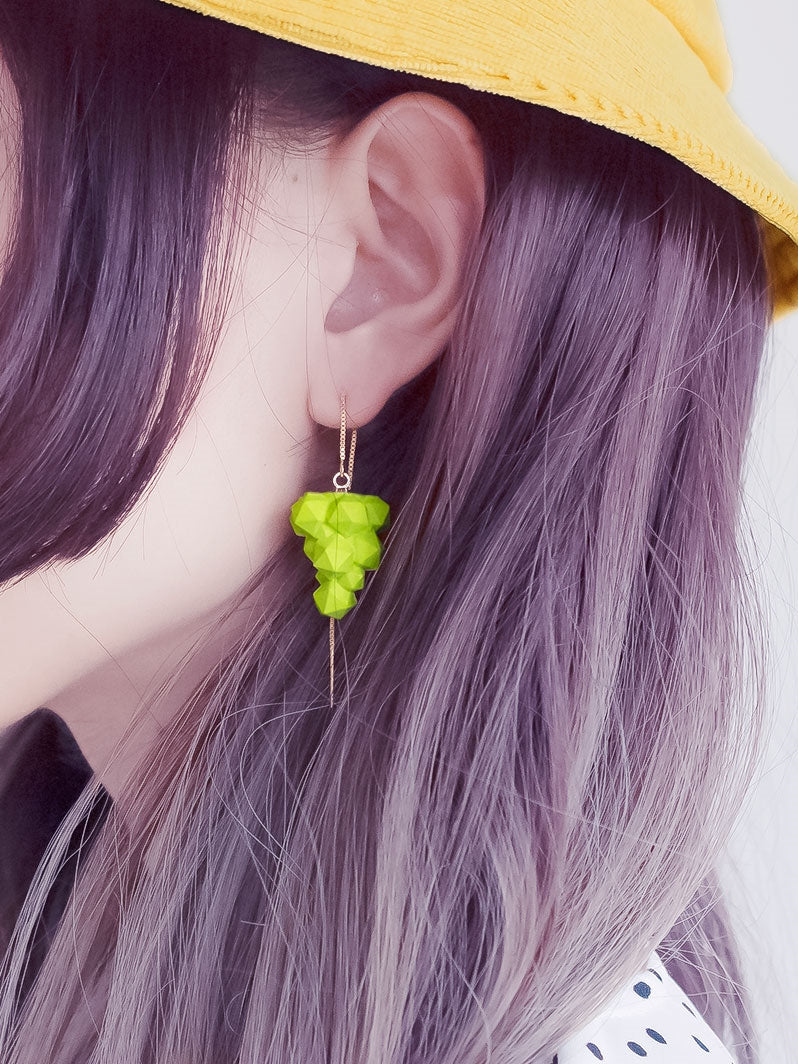 Candy Color Grape Earrings