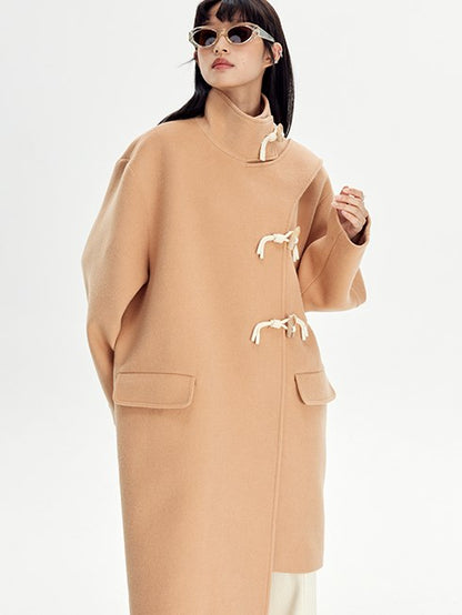 Horn Button Woolen Coat