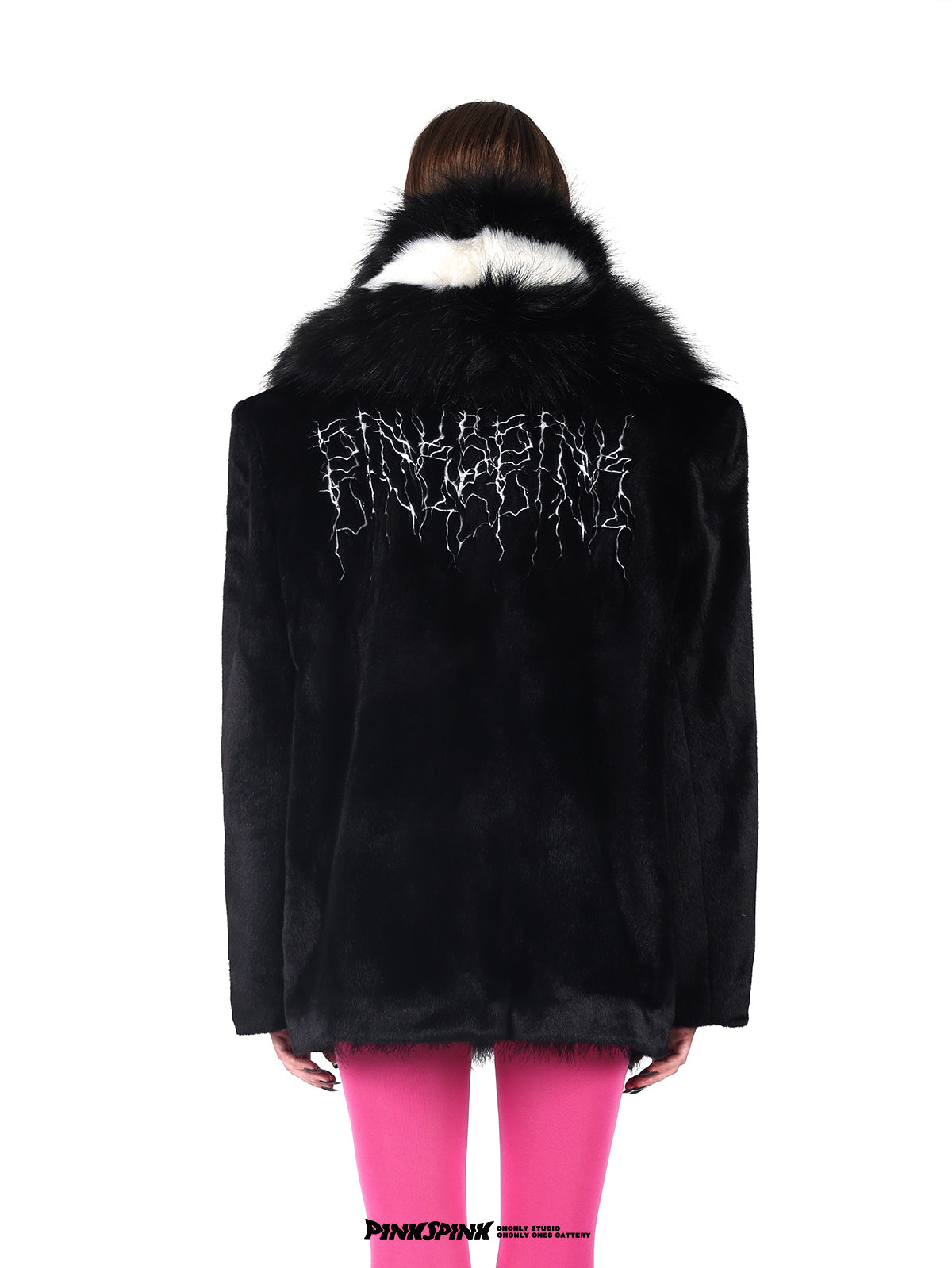 Embroidery Chain Over-Size Jacket