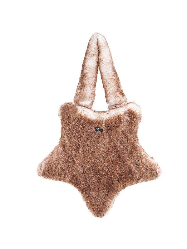 Furry Star One Shoulder Bag