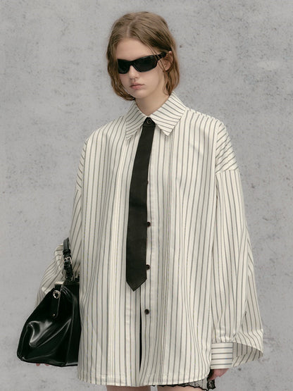 LOOSE STRIPED SHIRT