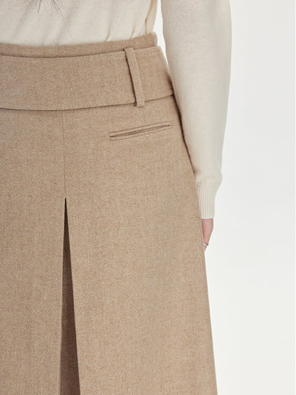 Woolen PLEATED SKIRT