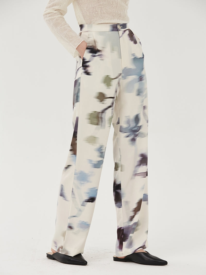 Floral printed trousers in Multicolor | GERRY WEBER
