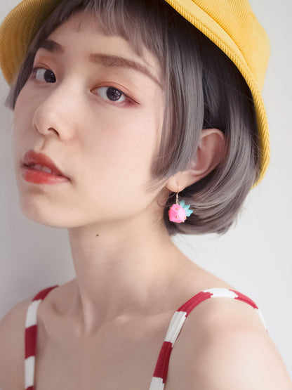 Candy Color Strawberry Earrings