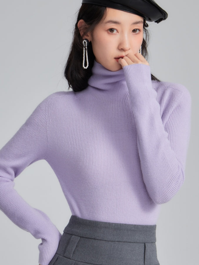 PURE WOOL TURTLENECK SWEATER