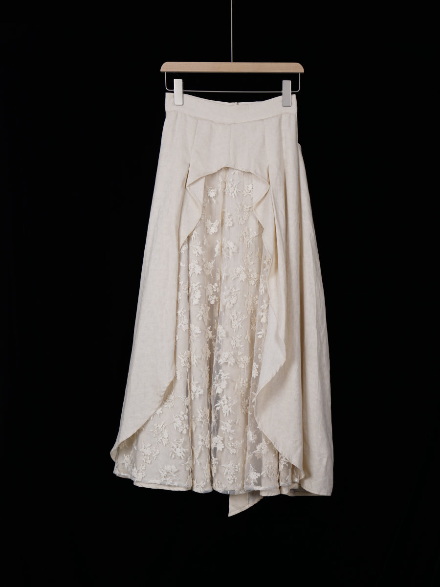 Lace on sale swing skirt