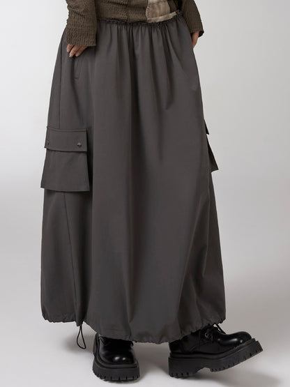 DRAWSTRING VERSATILE WORKWEAR SKIRT