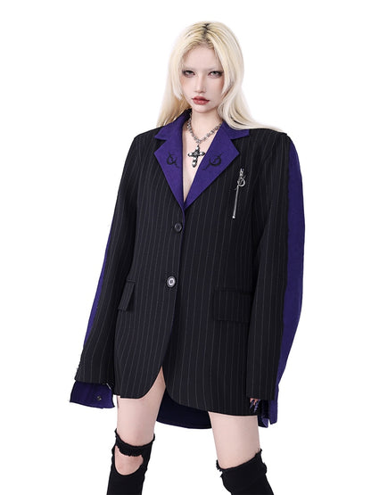 Stitching Three-dimensional Silhouette Loose Jacket