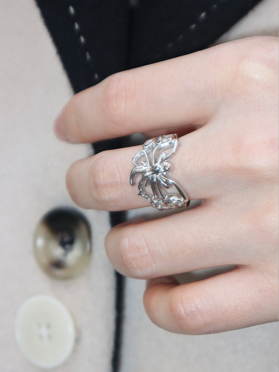 Butterfly Ring 925 Silver