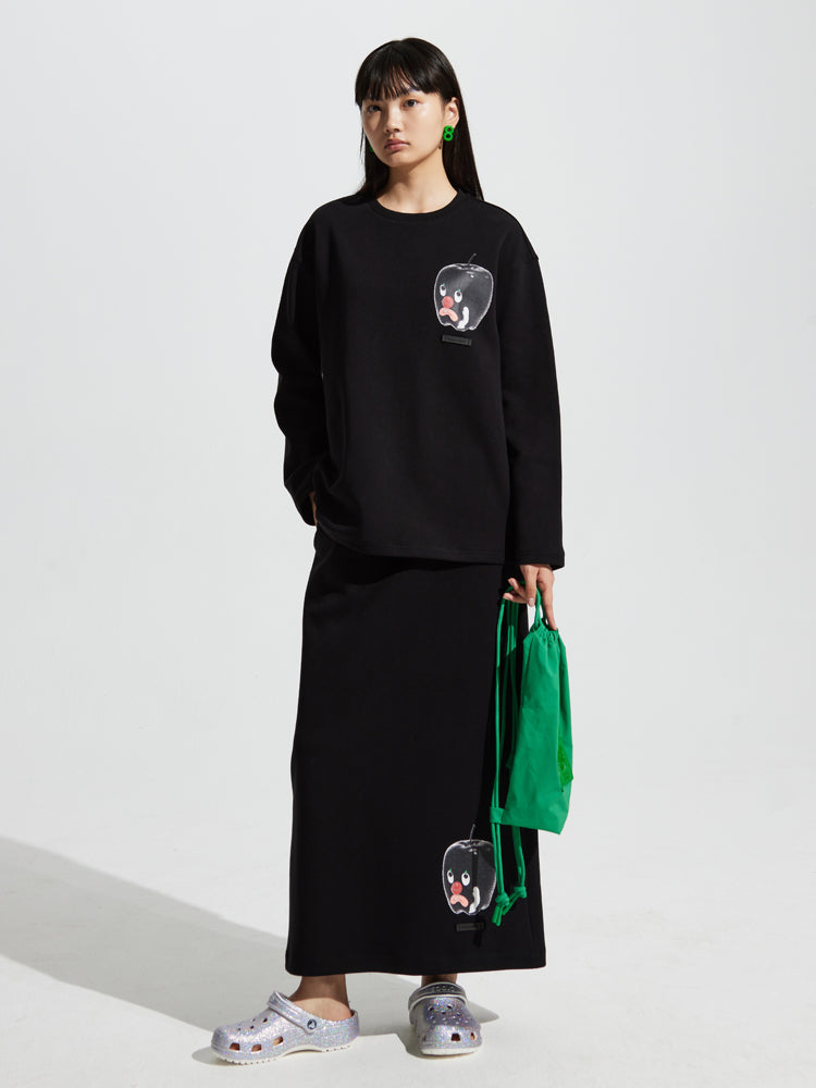 UNIQUE NICHI CONSPICUOUS Monotone Pullover &amp; Skirt