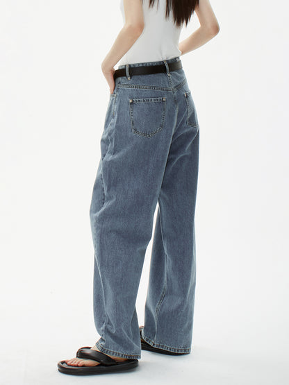 Hohe Taille -Umriss Jeans