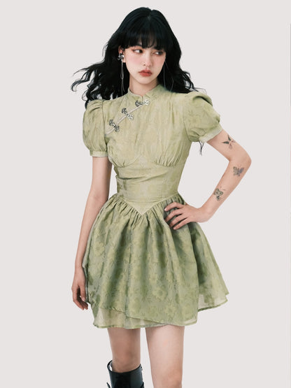 Retro Country Style Cheongsam Kleid