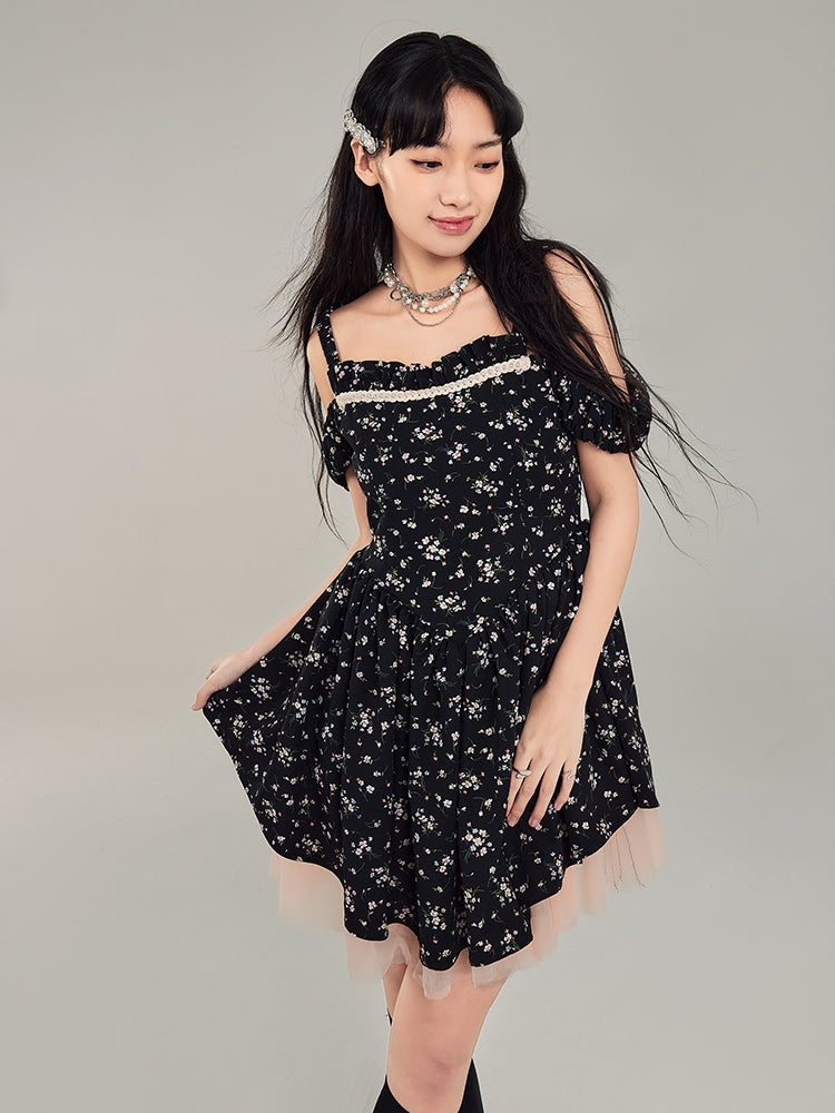 Black Floral Dress