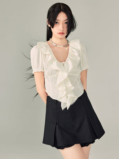 Multi-Layered Ruffle T-Shirt