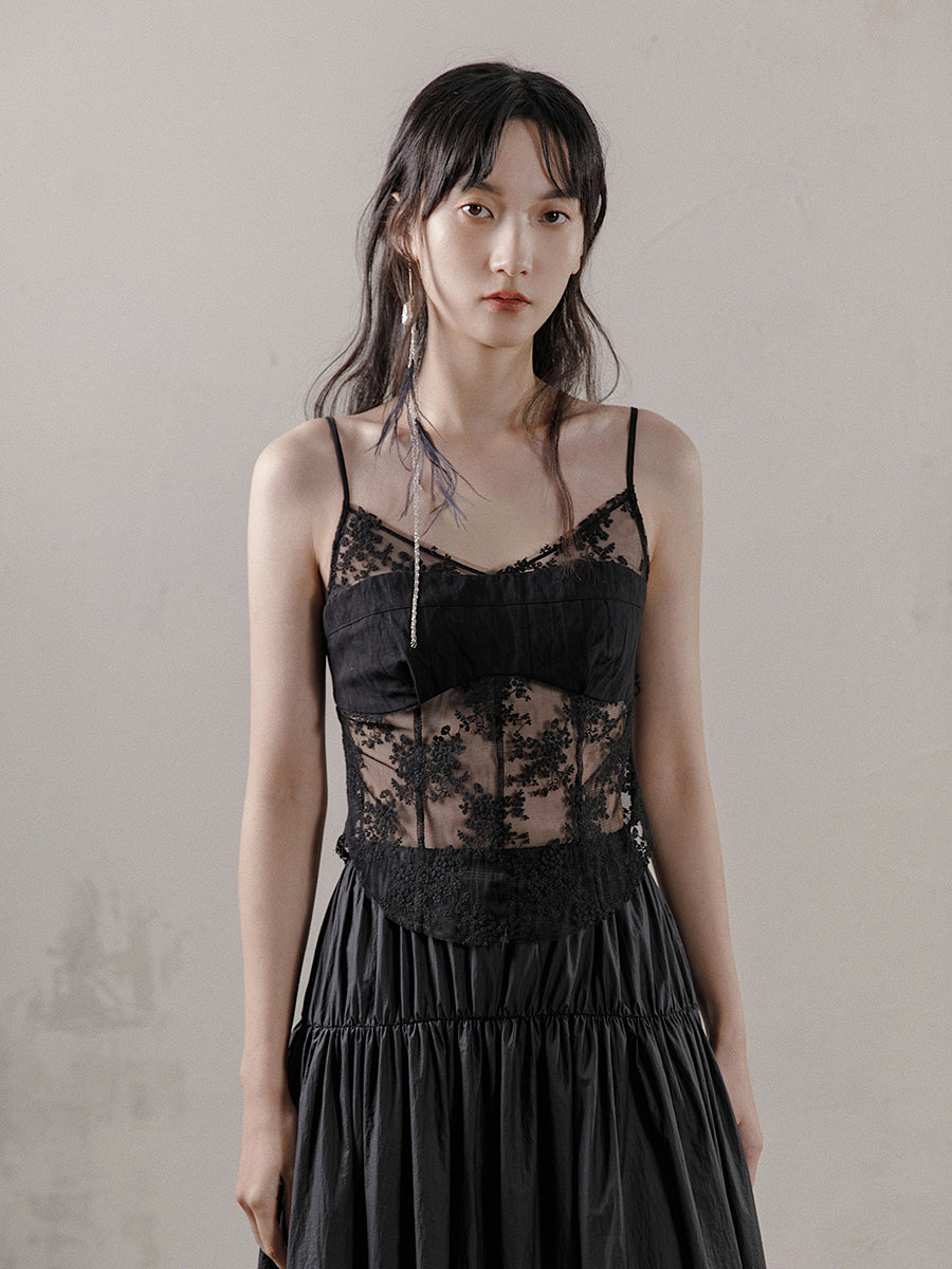 Lace Elegant Sheer Camisole