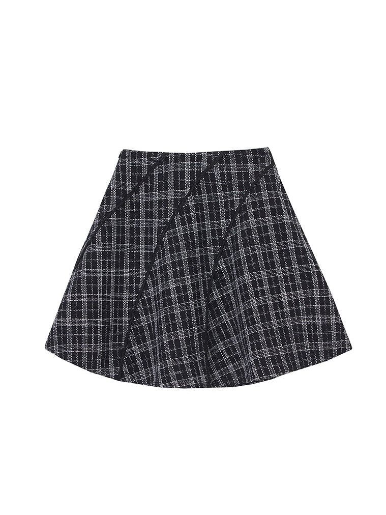 Classic Check Short Jacket &amp; Skirt