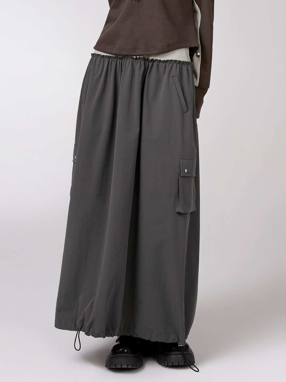 DRAWSTRING VERSATILE WORKWEAR SKIRT