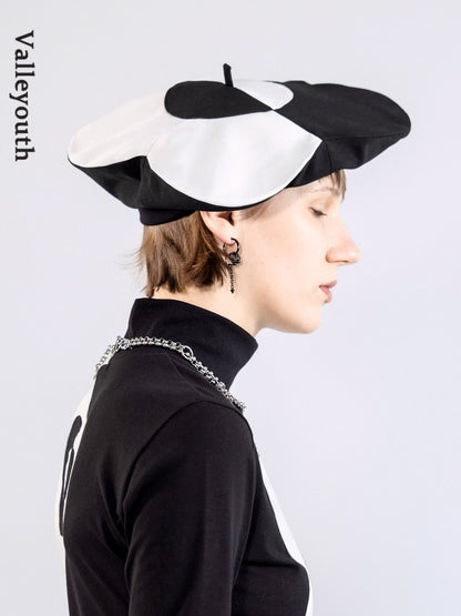 Monotone Nichi Fashionable Beret