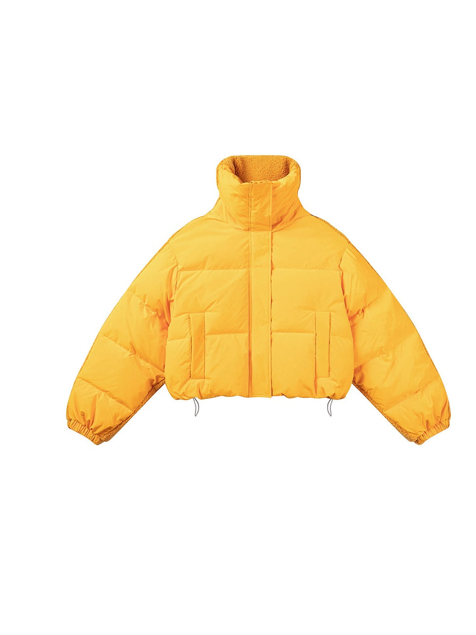 Stand Collar Orange Down Jacke