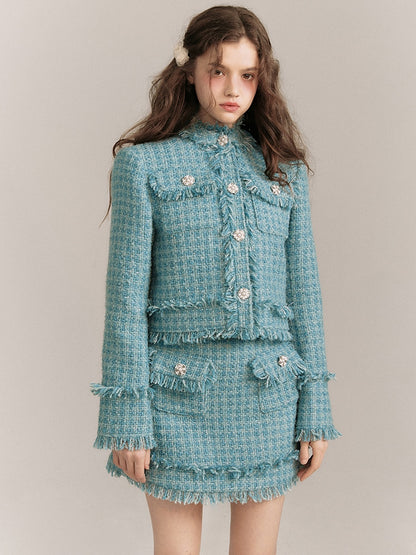 Wool Small Fragrance Jacket &amp; Skirt