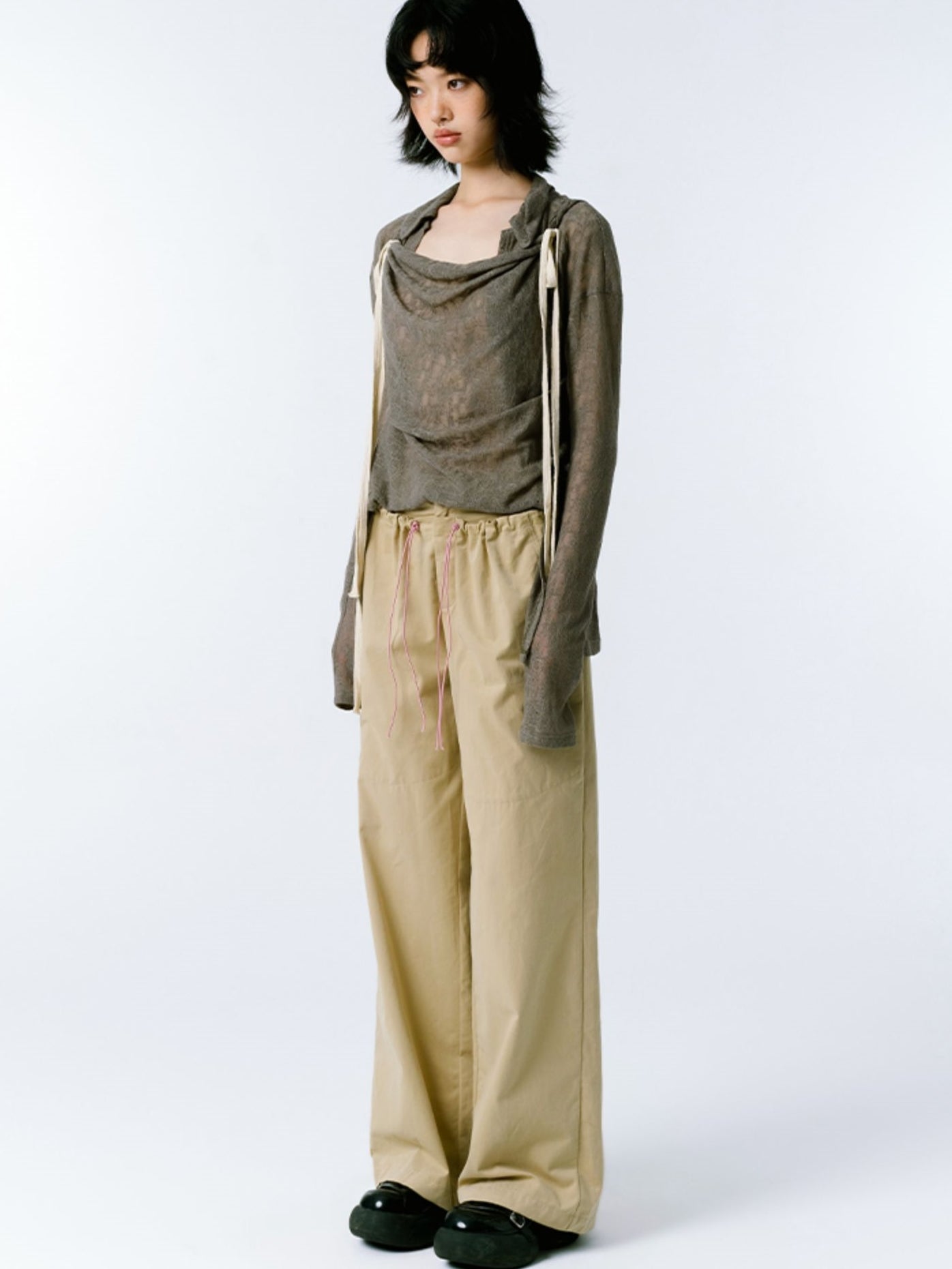 Straight Loose Wide-leg Pants