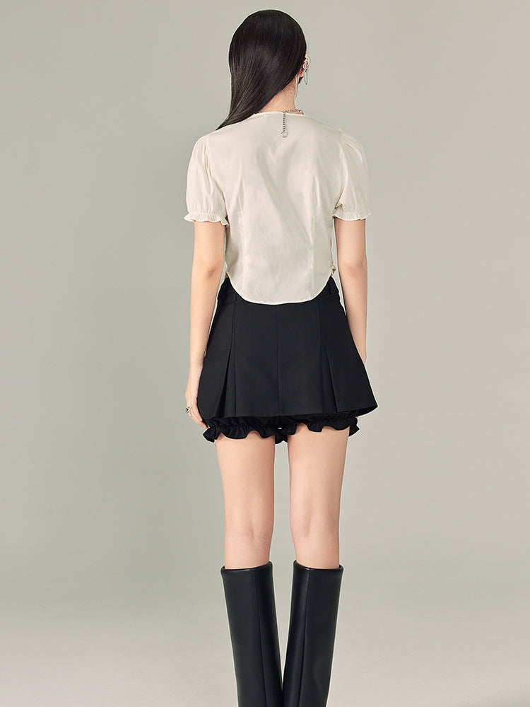 Multi-Layered Ruffle T-Shirt