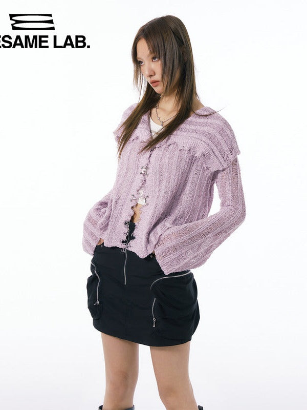 Large Lapel Sunscreen Cardigan