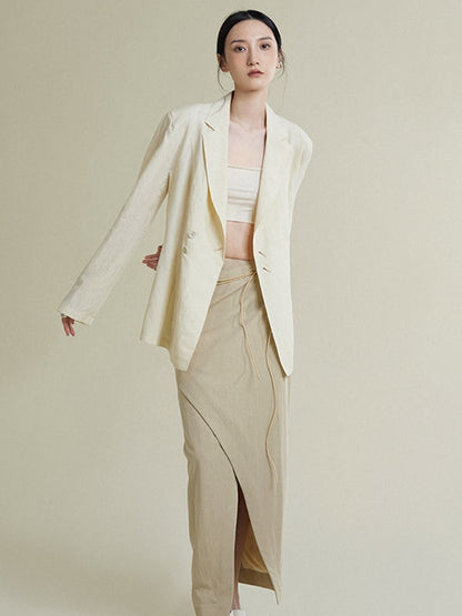 Structural Sleeve Relaxed Jacket