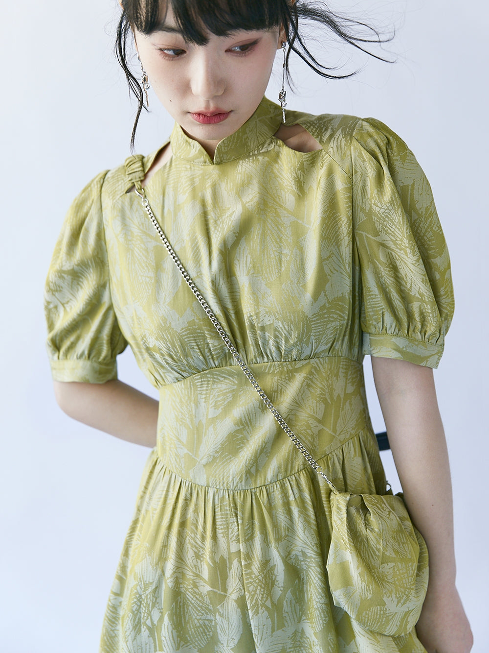 개선 된 Cheongsam Short Dress