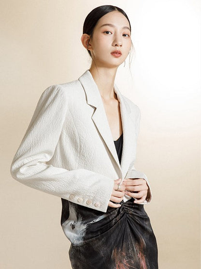 Cropped Wool Jacket