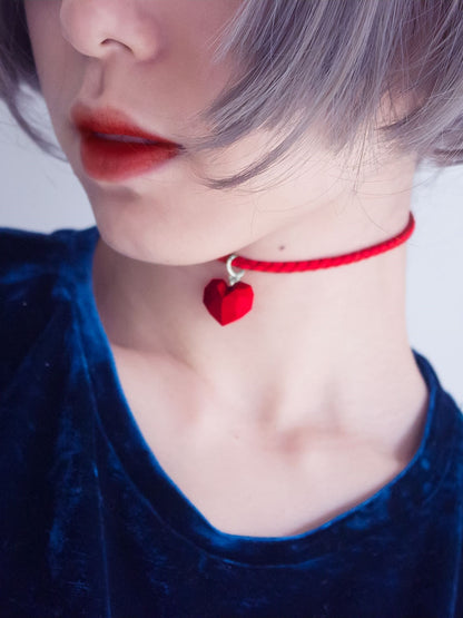 Red Love Choker