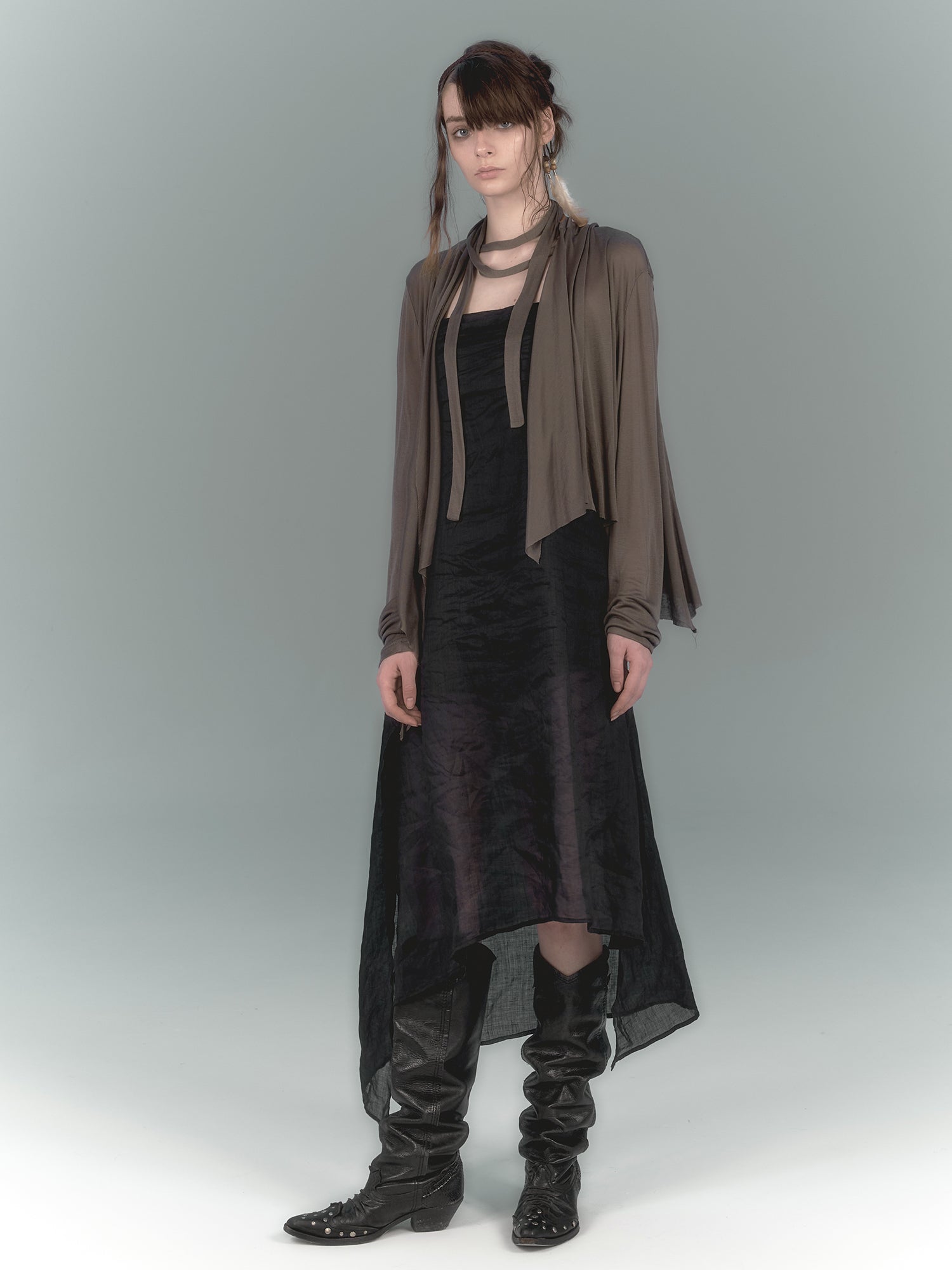 Asymmetrical Loose Outer Cardigan