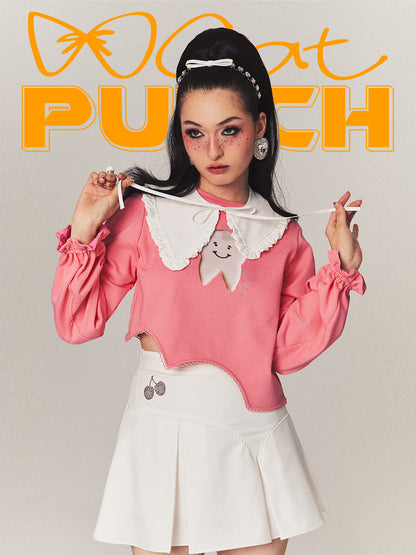 Nichi Popteeth Asymmmtry Collar &amp; Cutsew