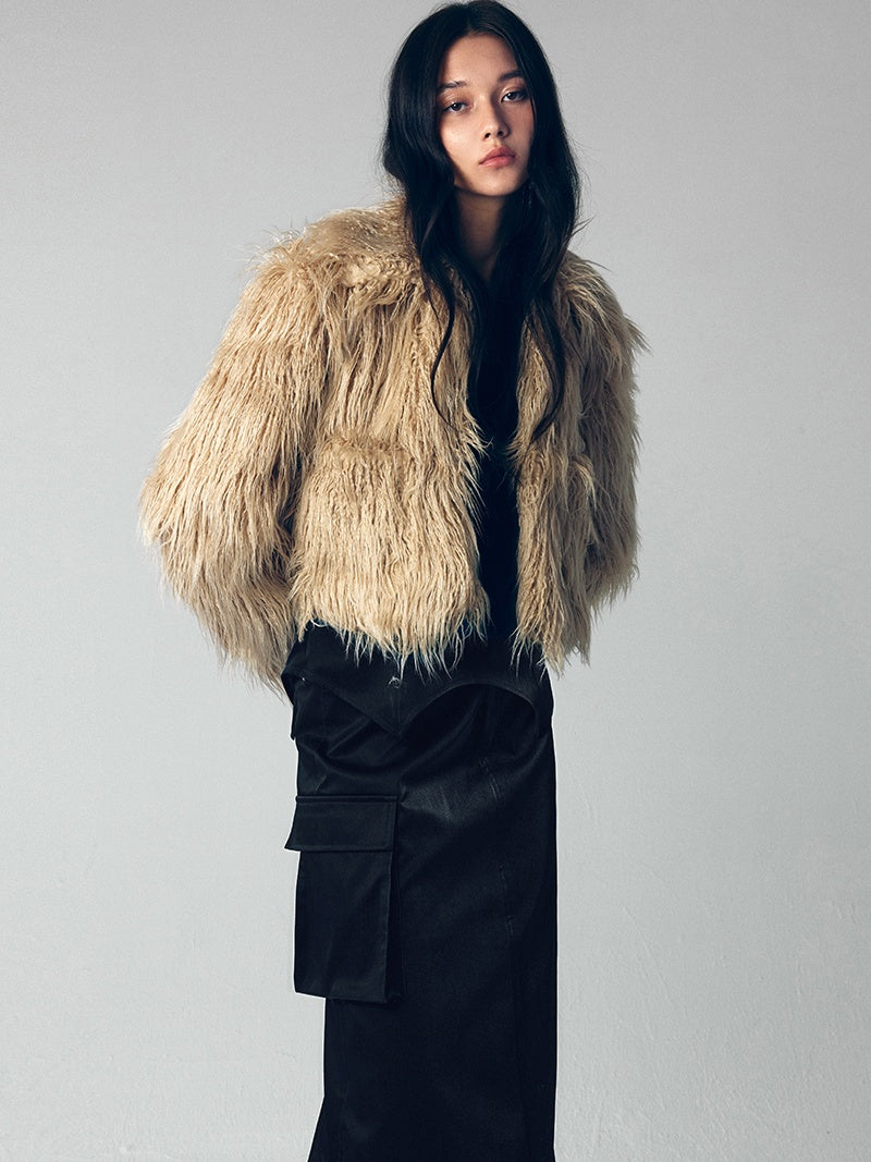 SHORT FUR COAT