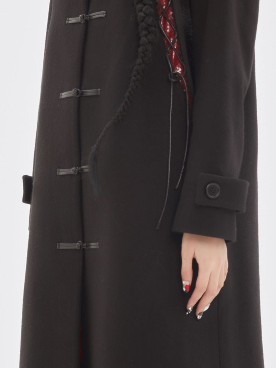 Nichi Back-print Long-coat