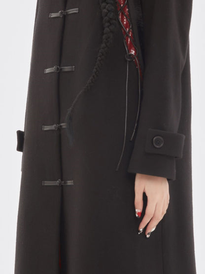 Nichi Back-Print Long-Coat