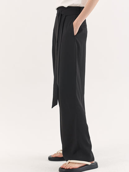 Self Tie Waist Pants