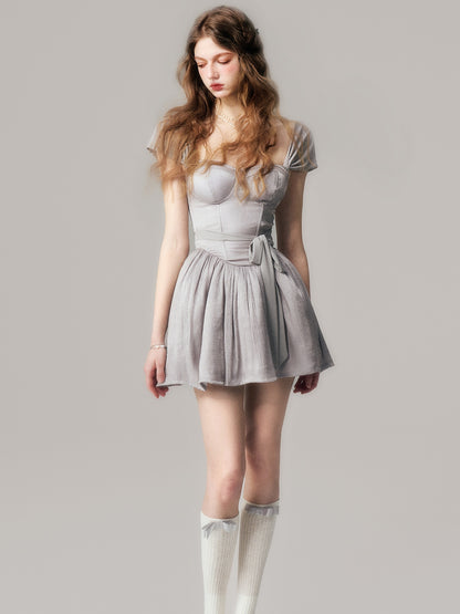 Ballet Style French Sleeve Tutu Dress