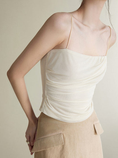 Twisted Design Three-dimensional Pleated Sling