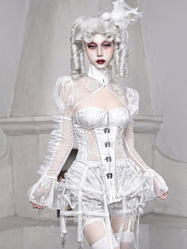 Gothic Fishbone Bandage Corset Set