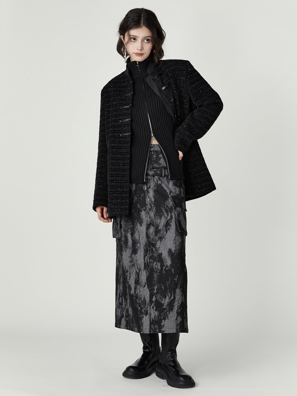 Stand-Up Collar Small Fragrant Wind Coat – ARCANA ARCHIVE