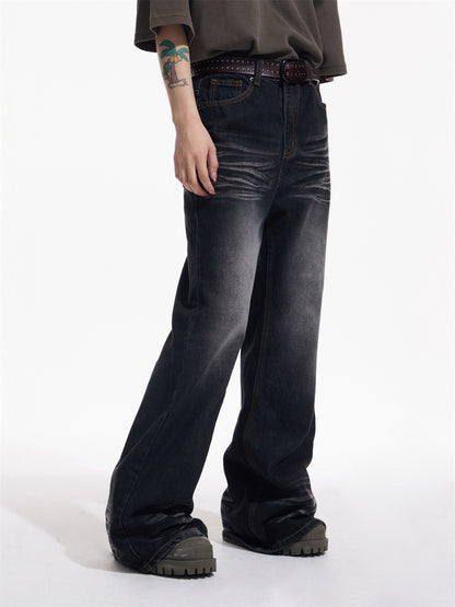 Flared Casual Wide-Leg Jeans