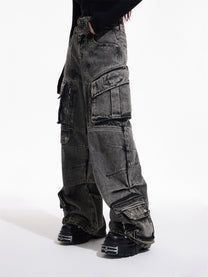 Work Style Multi-pocket Jeans – ARCANA ARCHIVE