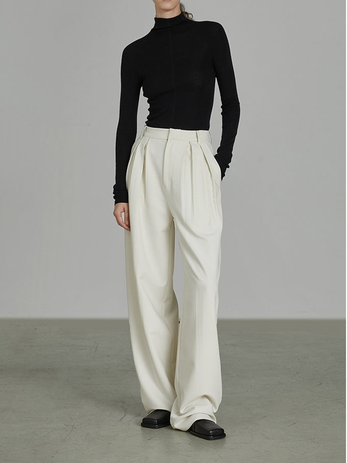 MATURE LOOSE WIDE-LEG LOOSE PANTS